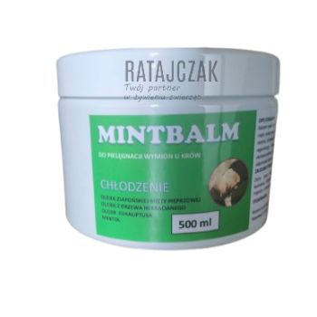 MintBalm Balsam chłodzący łagodzi stany zapalne wymion u krów Comfeed